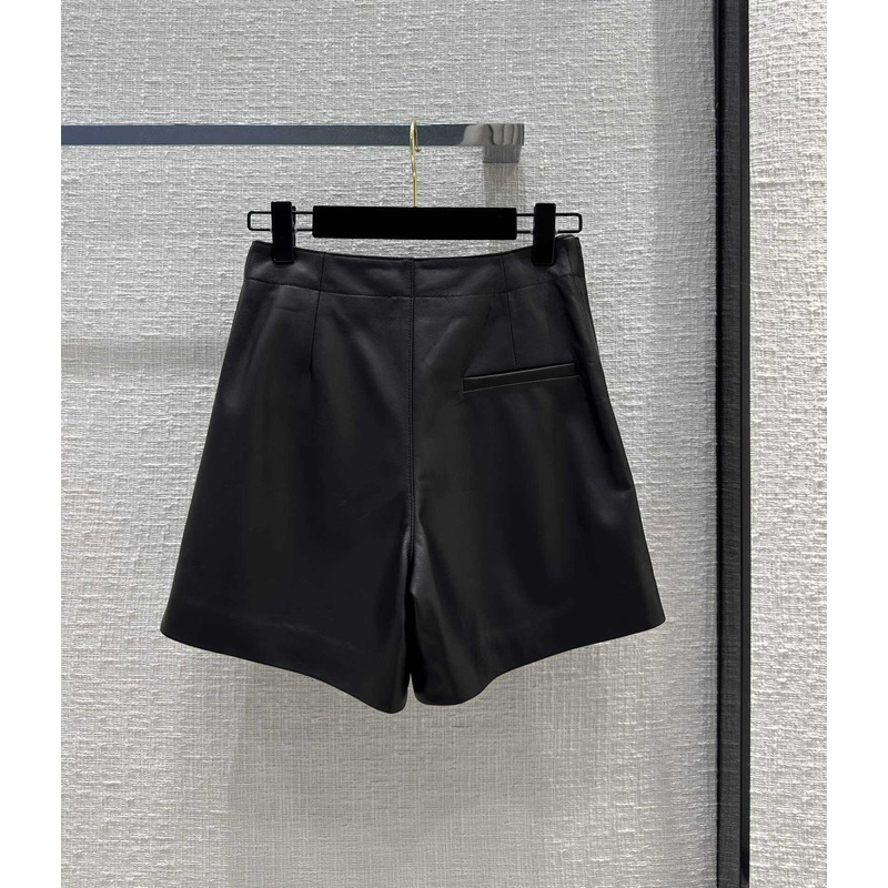 D*or skort with cd buckle leather black
