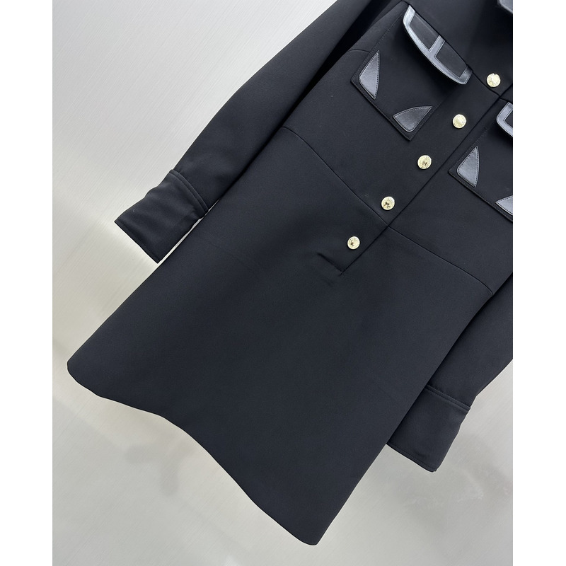 l**is V*t*n shirt dress black