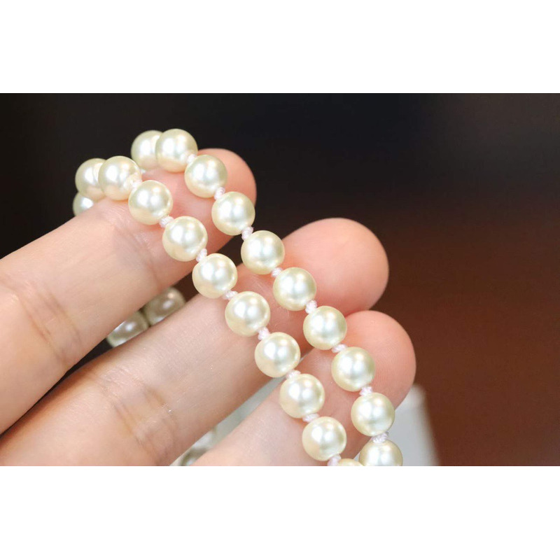 Vivienne Westwood Neysa Peal Choker In Silver