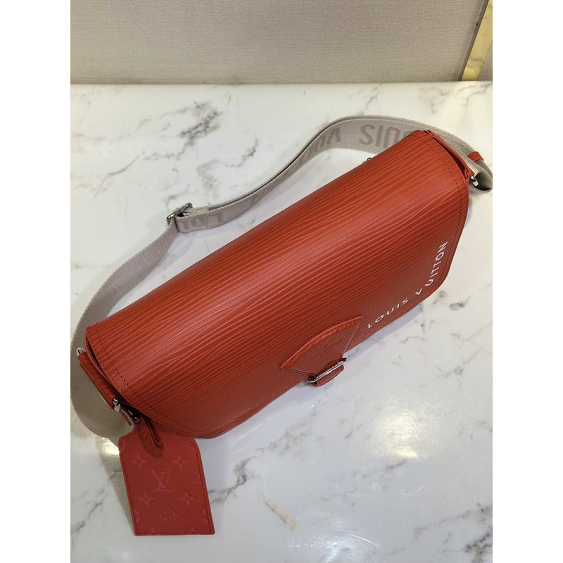 l**is V*t*n montsouris messenger calfskin orange