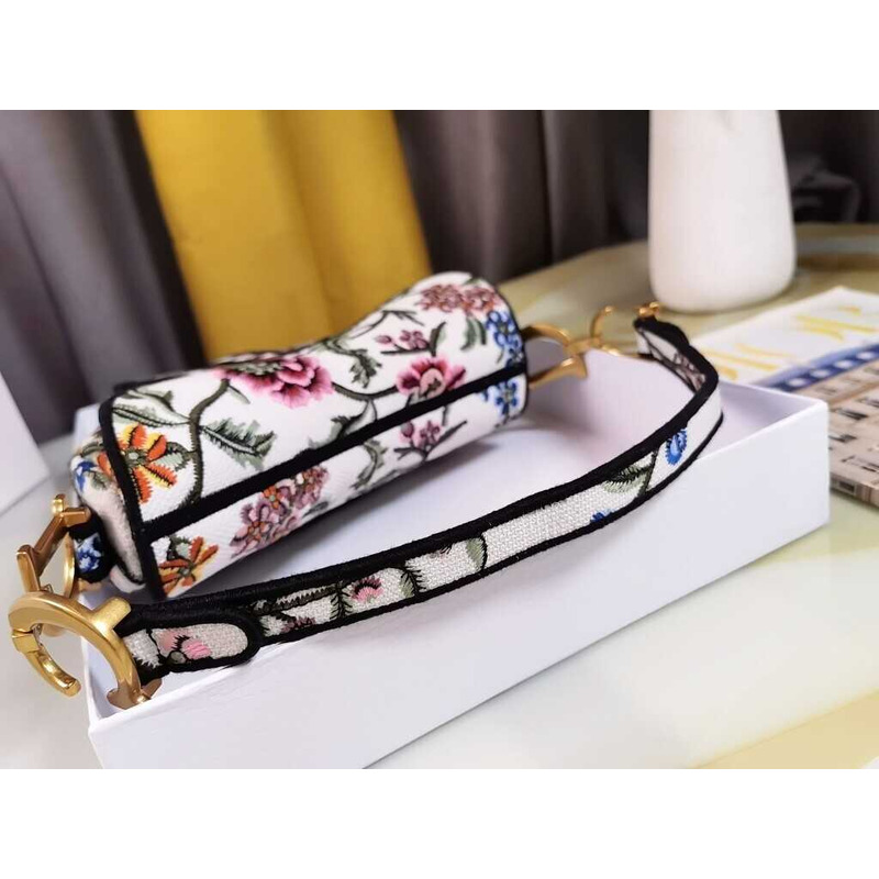 D*or saddle bag embroidery multi color