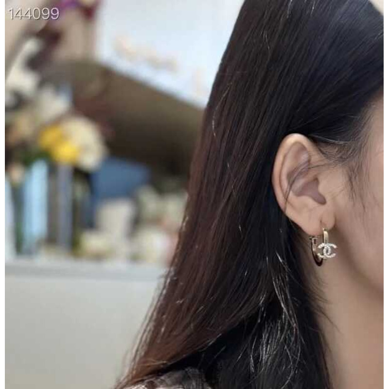 Ch*el ring star earrings