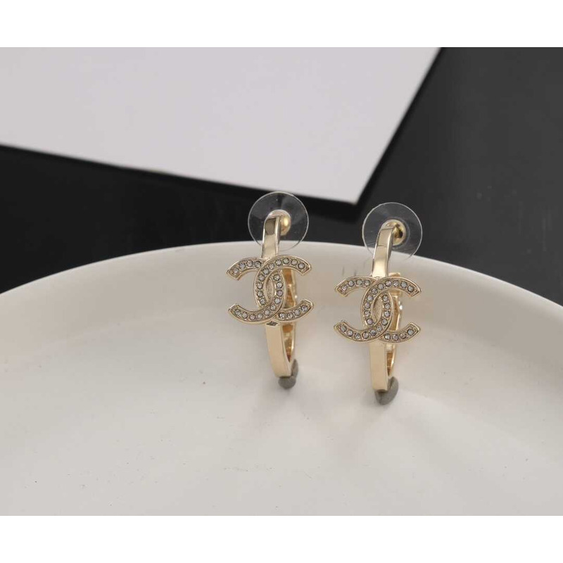 Ch*el ring star earrings