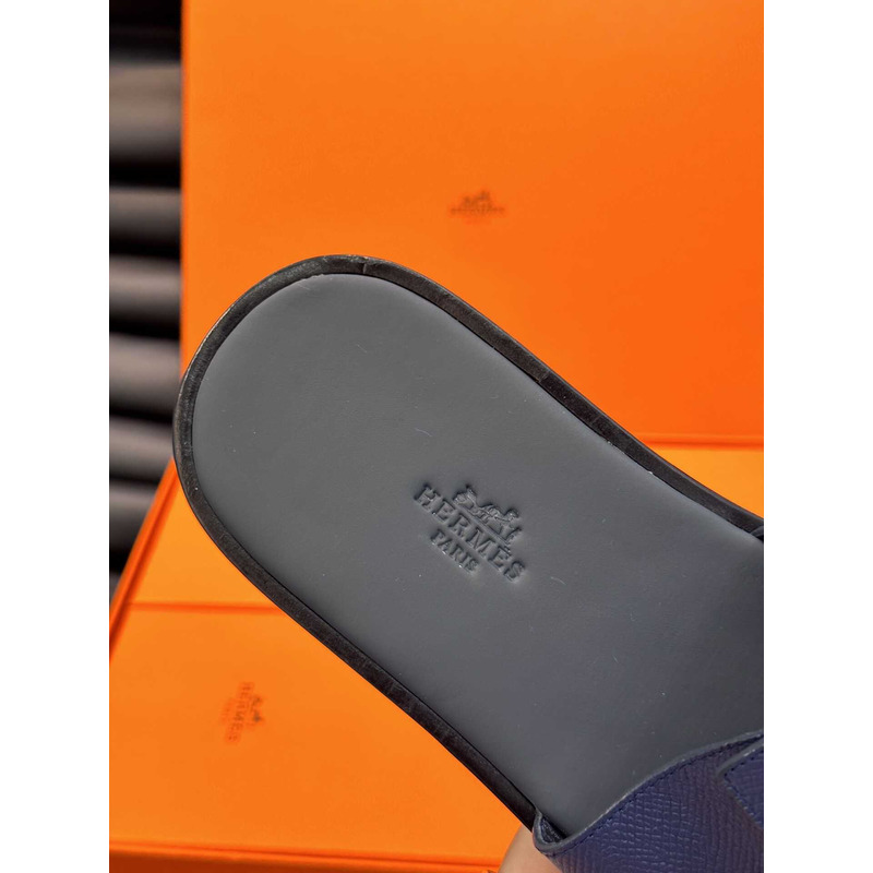 H**mes kelly silde blue