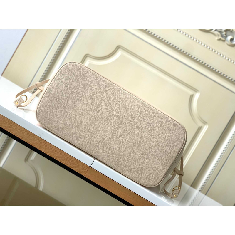 l**is V*t*n neverfull mm monogram empreinte leather cream