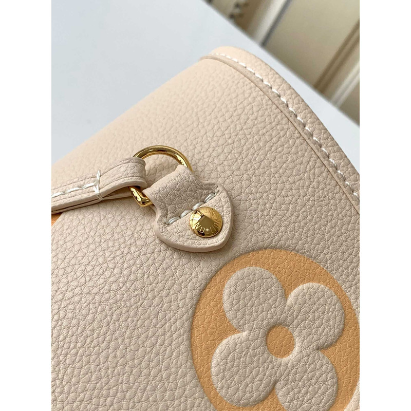 l**is V*t*n neverfull mm monogram empreinte leather cream