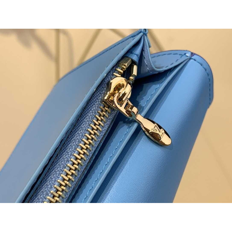 l**is V*t*n taurillon wallet blue