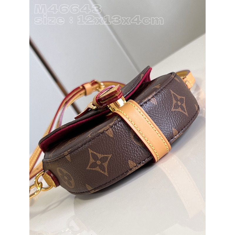 l**is V*t*n chantilly pm shoulder crossbody bag brown monogram