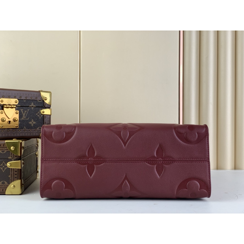 l**is V*t*n onthego mm tote wine red