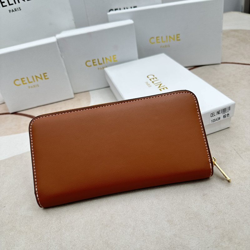 Ce**e long wallets brown wallets
