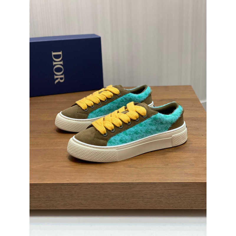 D*or b33 sneakers D*or oblique jacquard and suede multi color