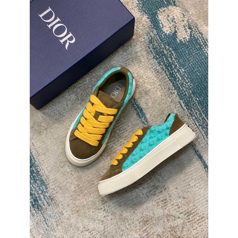 D*or b33 sneakers D*or oblique jacquard and suede multi color