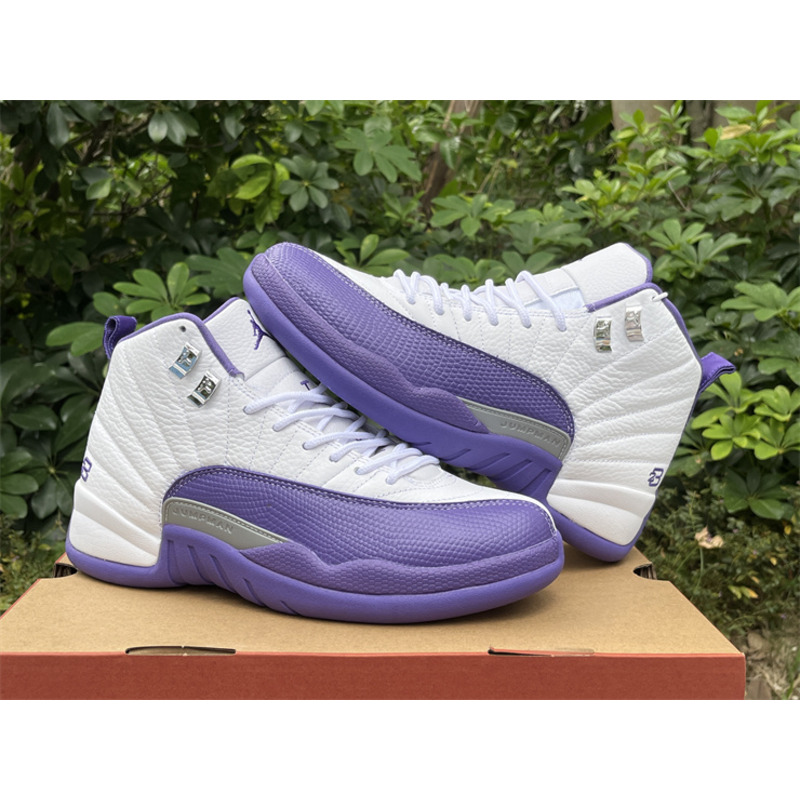 Air Jordan 12 Sneakers Purple White