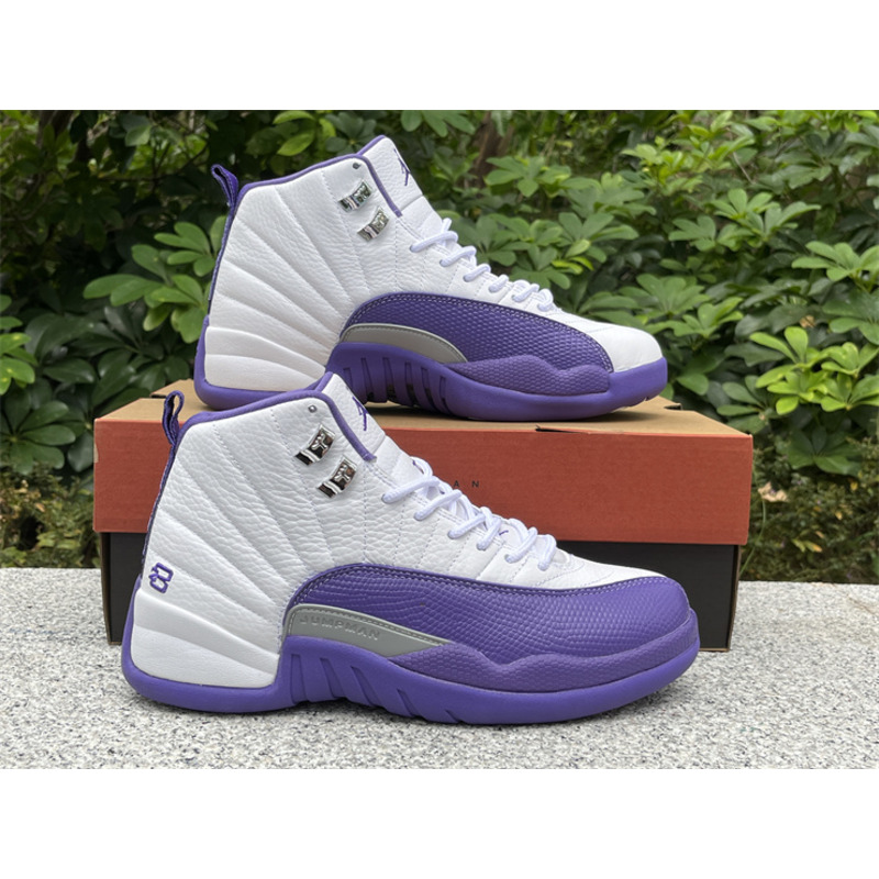 Air Jordan 12 Sneakers Purple White