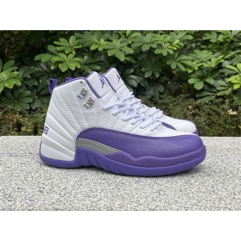 Air Jordan 12 Sneakers Purple White
