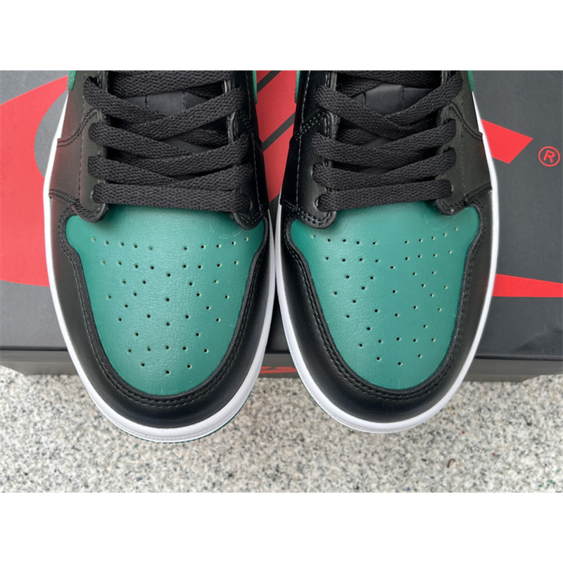 Jordan Air Jordan 1 Low Black And Green
