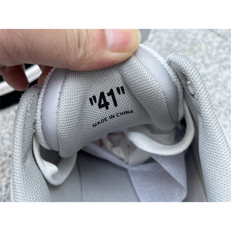 Off White Out Of Office Calfskin Sneakers White And Black