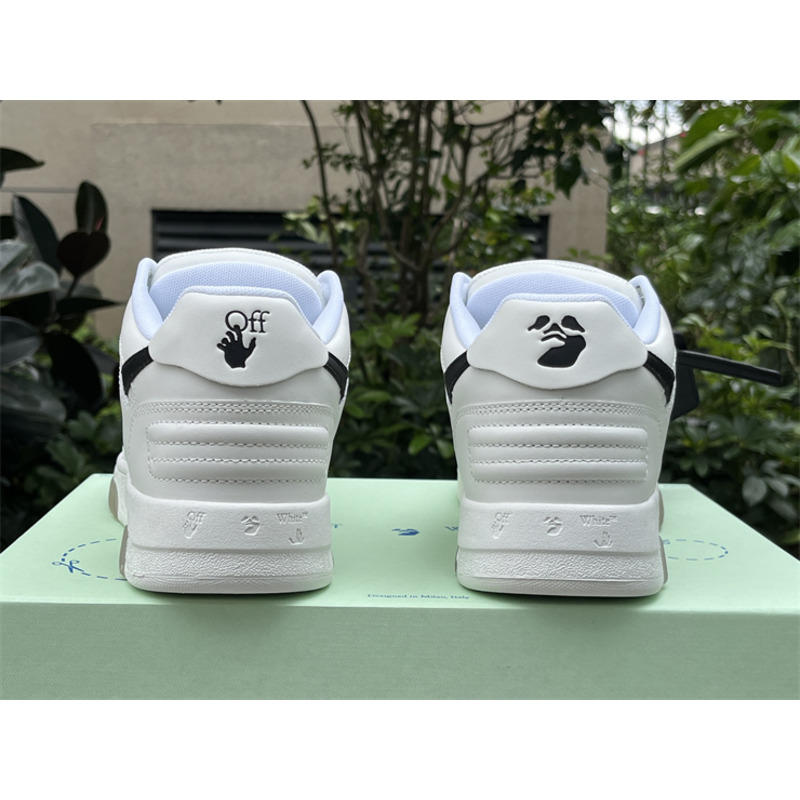 Off White Out Of Office Lace-Up Sneakers White