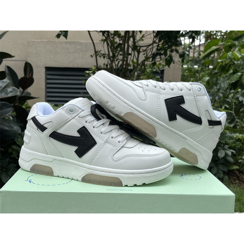 Off White Out Of Office Lace-Up Sneakers White