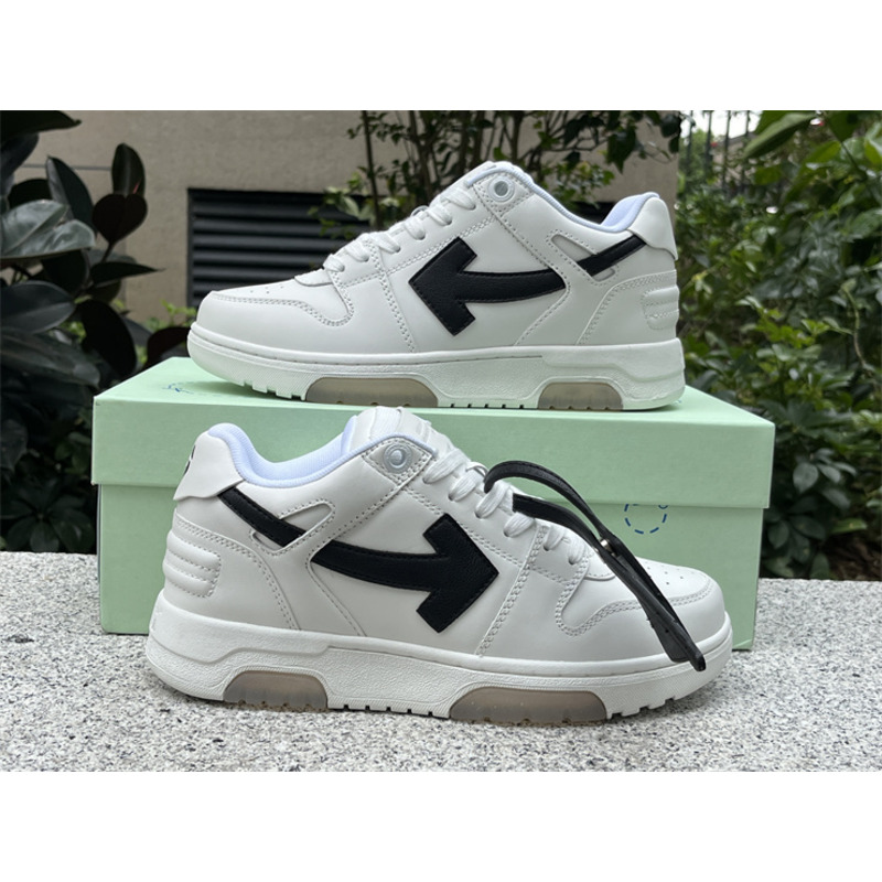 Off White Out Of Office Lace-Up Sneakers White
