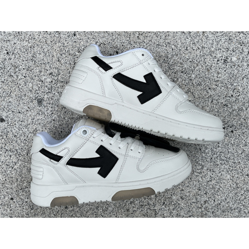 Off White Out Of Office Lace-Up Sneakers White
