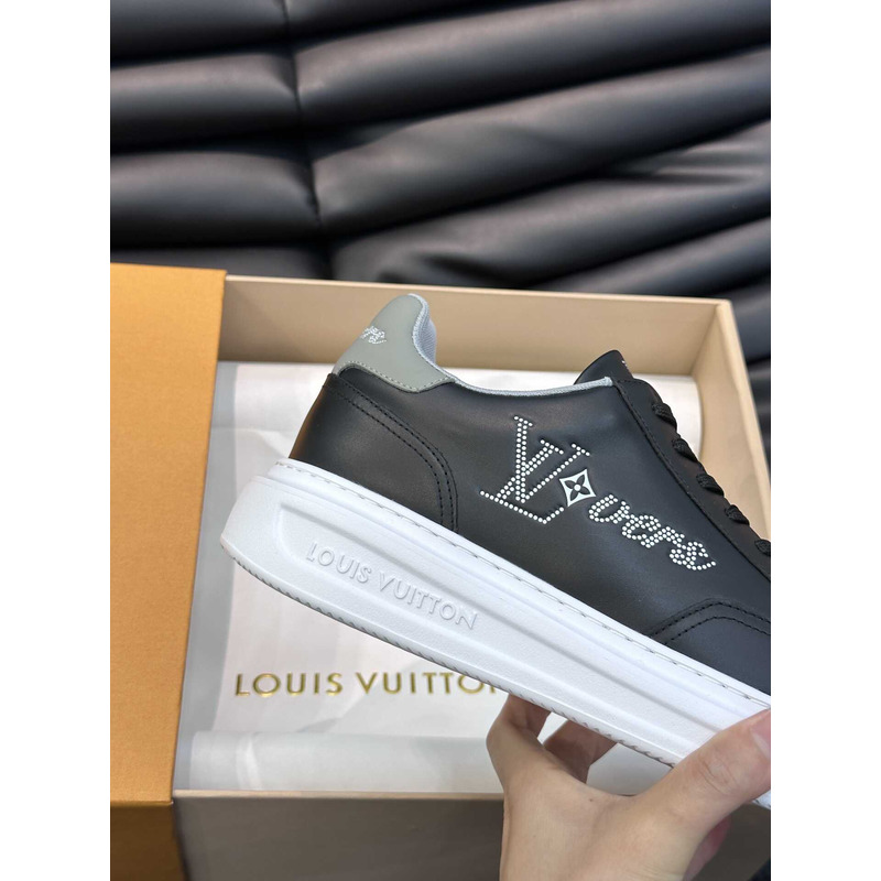 l**is V*t*n trainer sneaker with logo black
