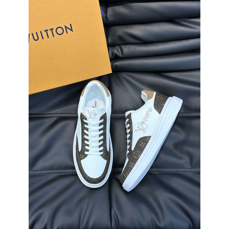 l**is V*t*n printed pattern trainer sneaker with logo multicolor