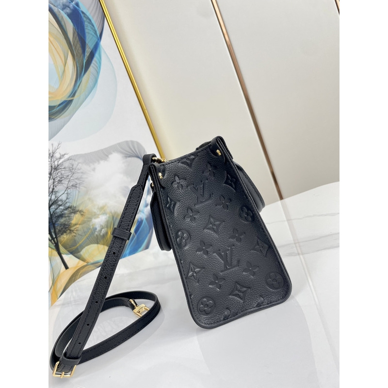 l**is V*t*n onthego pm empreinte grained cowhide leather black