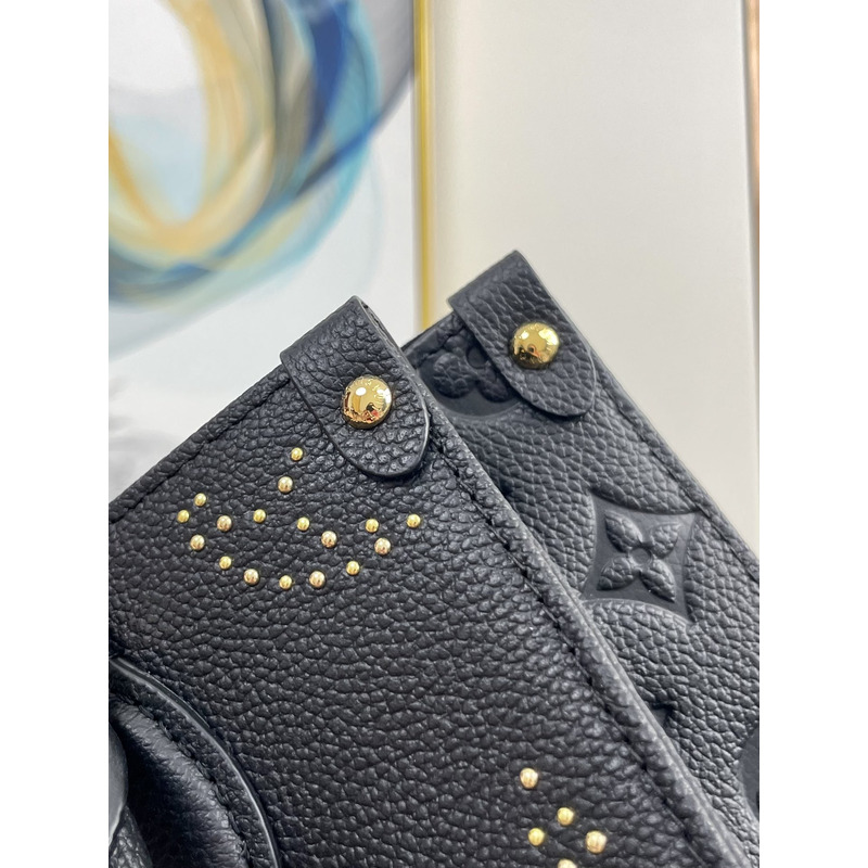 l**is V*t*n onthego pm empreinte grained cowhide leather black