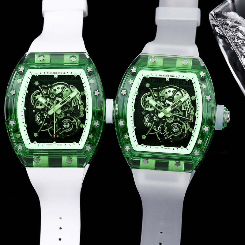 Richard Mille RM055 Watch White And Green