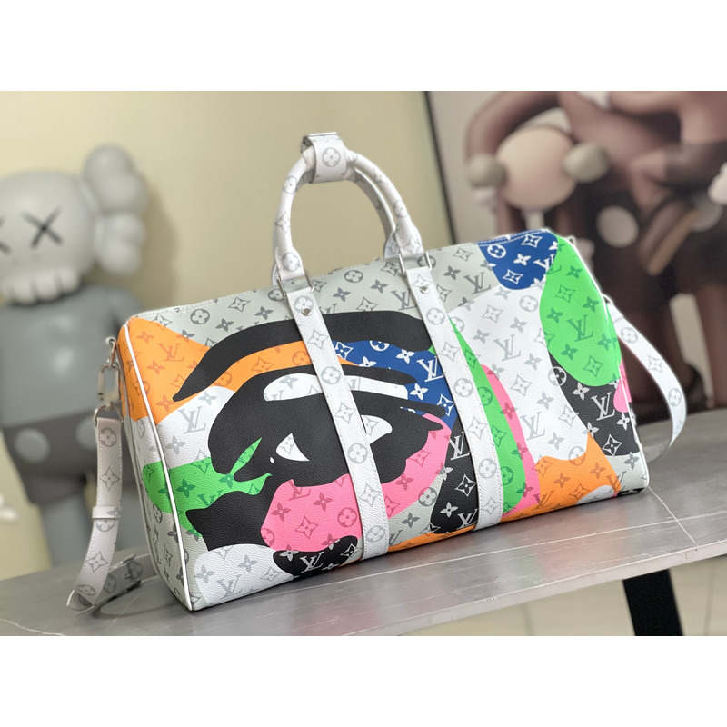 l**is V*t*n keepall bandouliere 45 travel bag multicolor