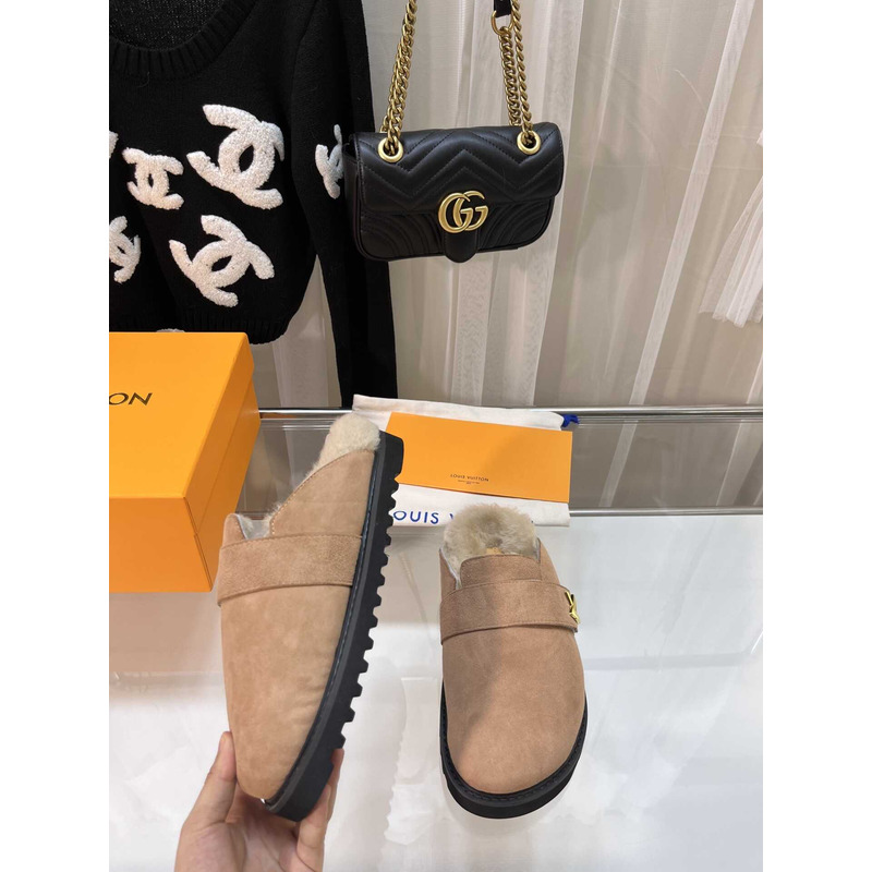 l**is V*t*n easy line mule cotton sandals pink