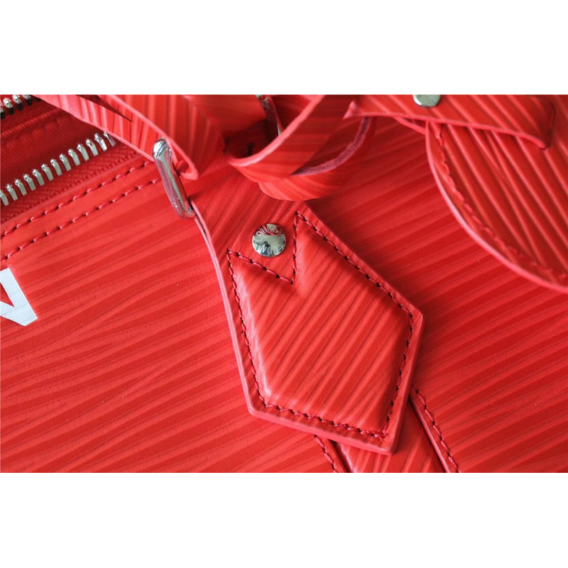 l**is V*t*n alma travel gm epi xl textured leather red