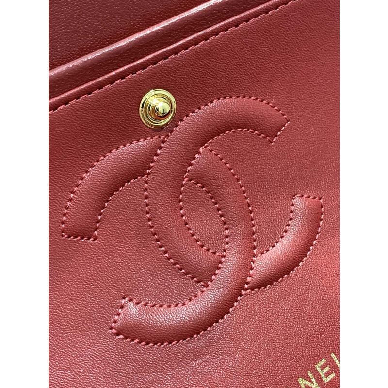 Ch*el colourful tweed classic flap bag