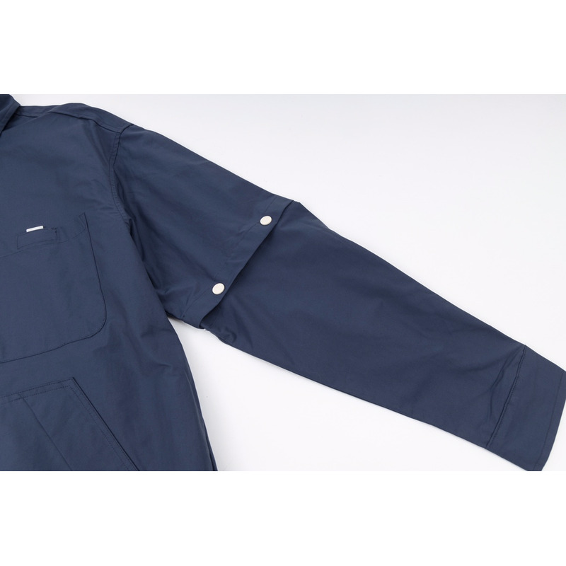 G*u*i embroidered logo shirt dark blue