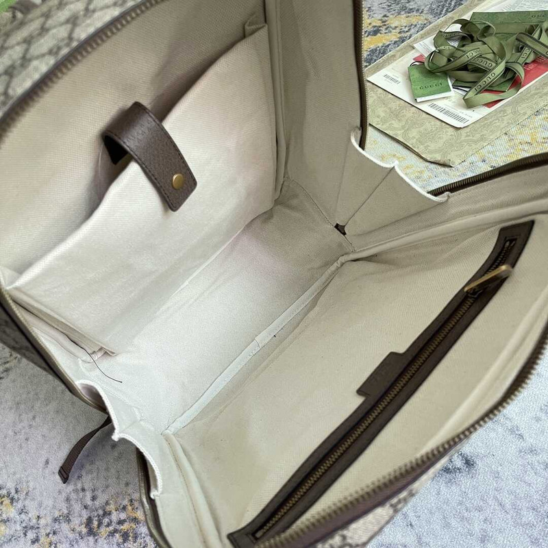 g*u*i ophidia gg medium backpack beige and ebony gg S*p*e canvas