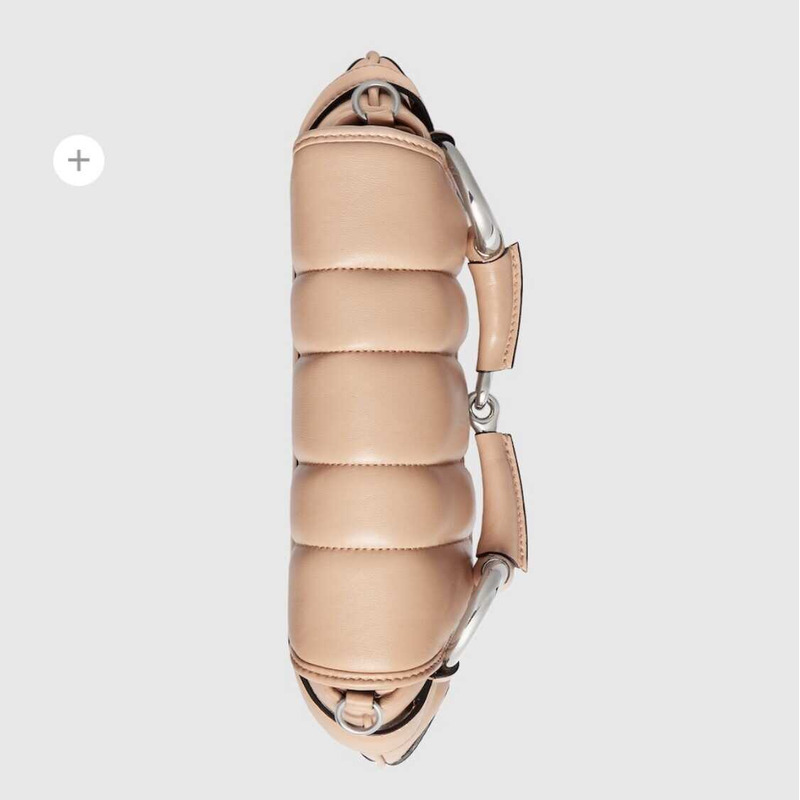 G*u*i horsebit chian small shoulder bag rose beige