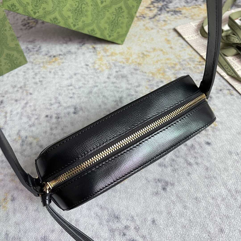 G*u*i horsebit 1955 small shoulder bag black