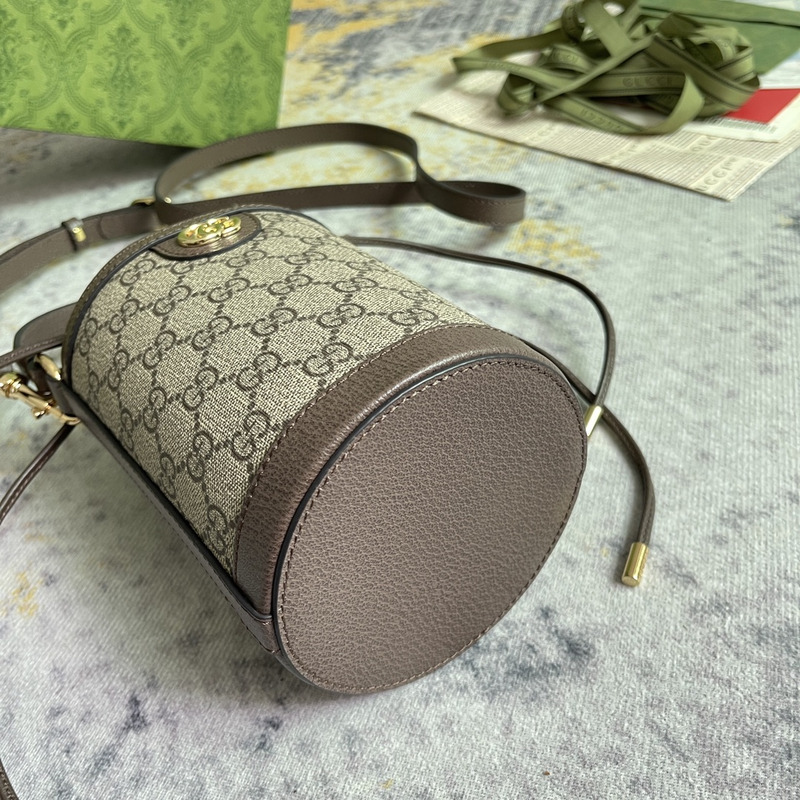 G*u*i ophidia series mini bucket bag beige