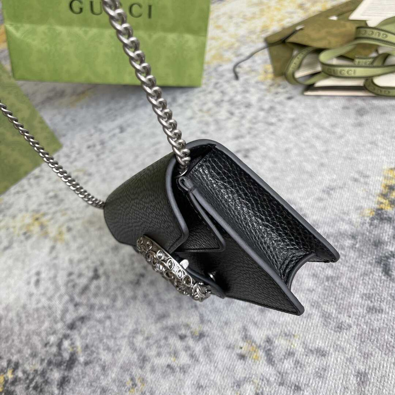 g*u*i dionysus gg S*per mini bag black