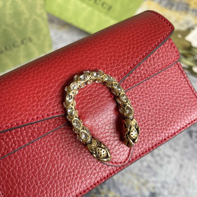 g*u*i dionysus gg S*per mini bag red