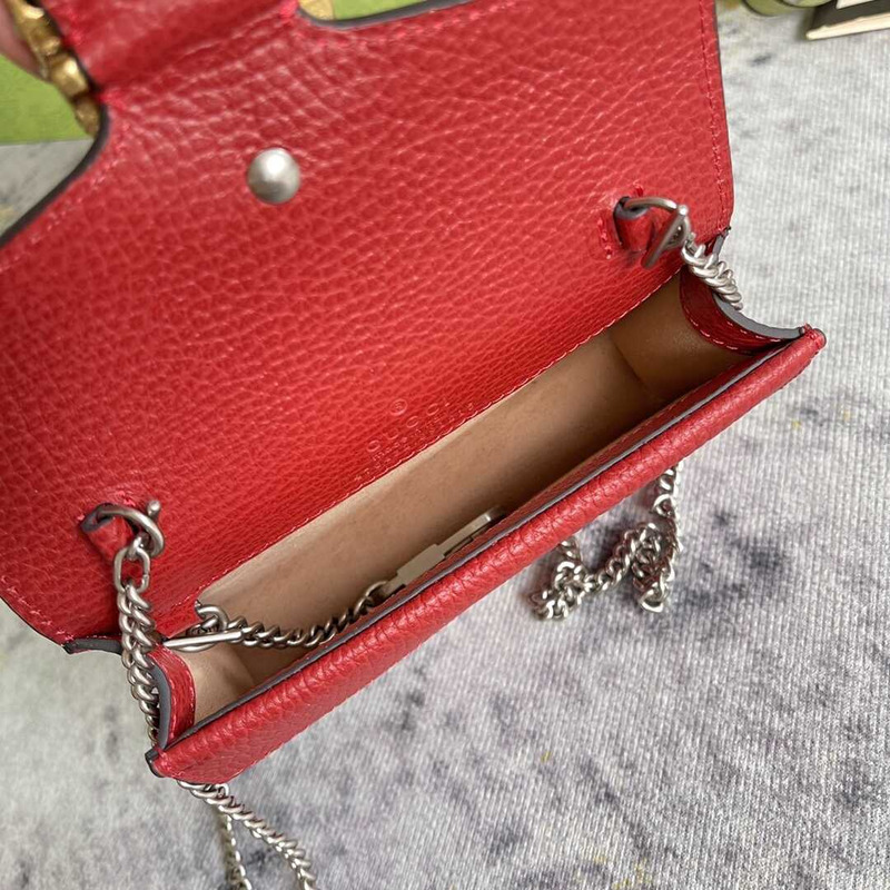 g*u*i dionysus gg S*per mini bag red