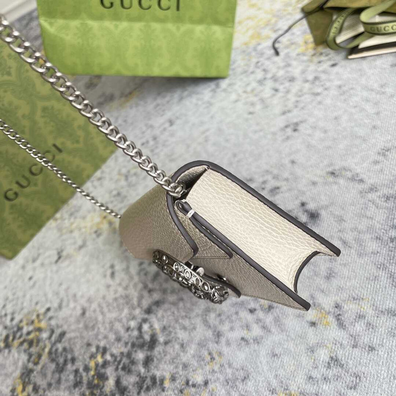 g*u*i dionysus gg S*per mini bag white