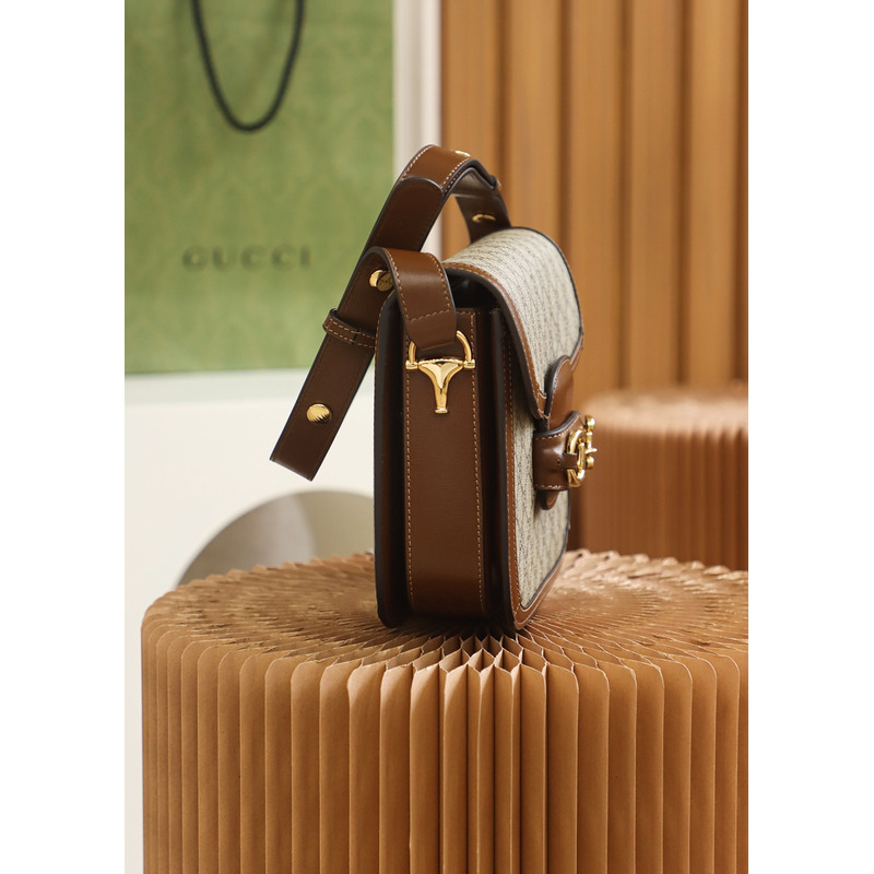 G*u*i horsebit 1955 small bag brown