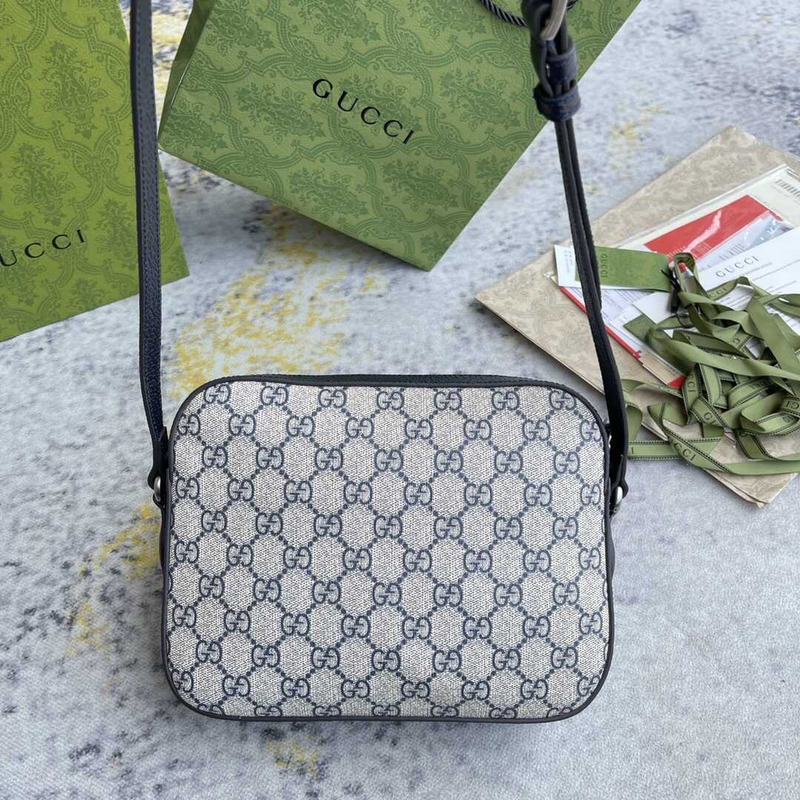 G*u*i horsebit 1955 schultertasche bag navy blue