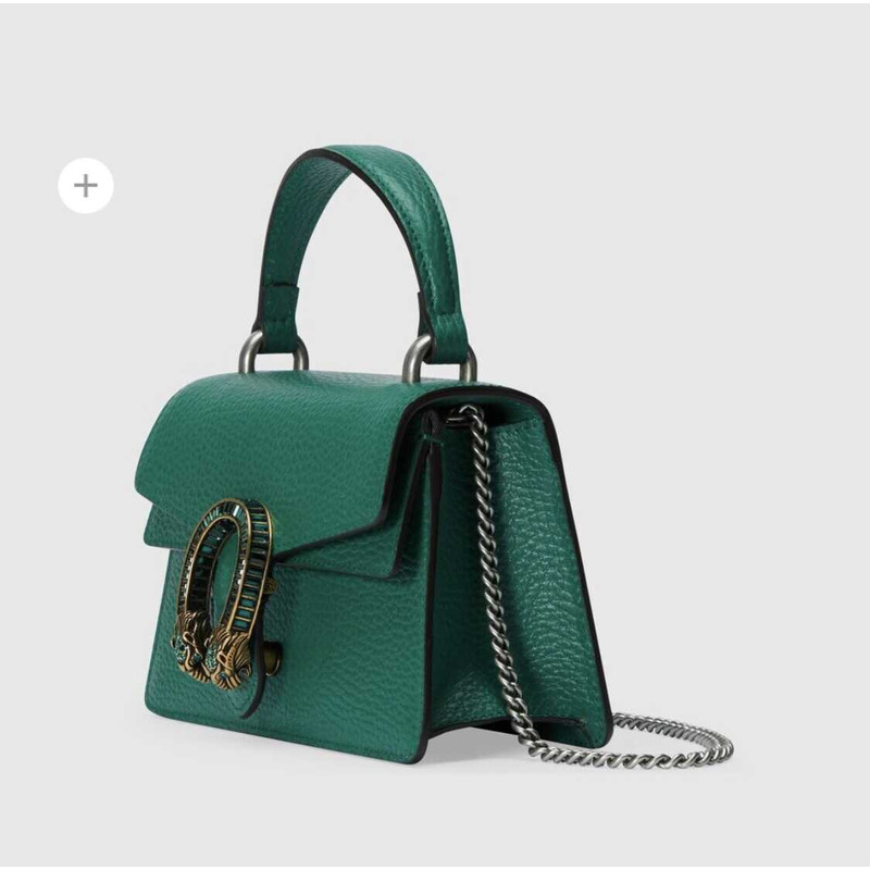 g*u*i women S*per mini leather shoulder bag green