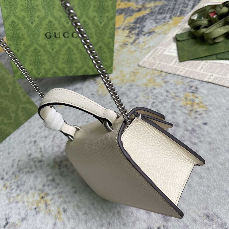 g*u*i women S*per mini leather shoulder bag weißes