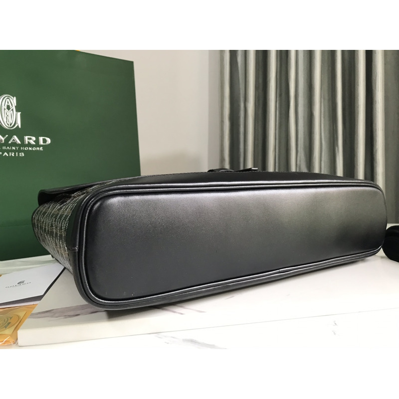 Go*ard citadin messenger briefcase coated canvas black