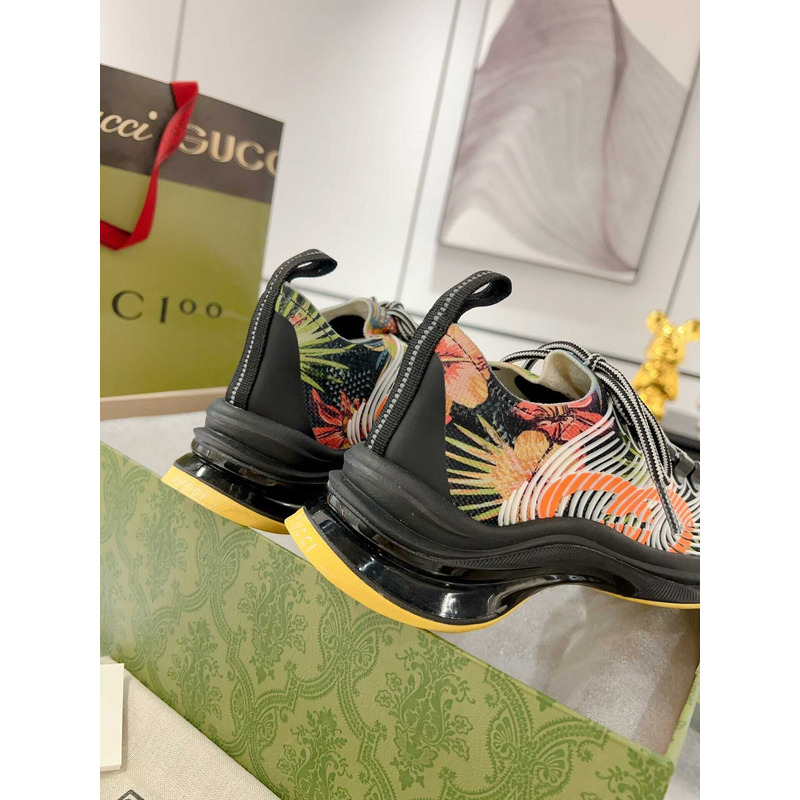 G*u*i run floral print sneakers multi