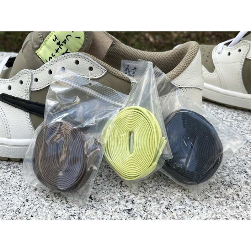 Jordan 1 Retro Low Golf Travis Scott Neutral Olive